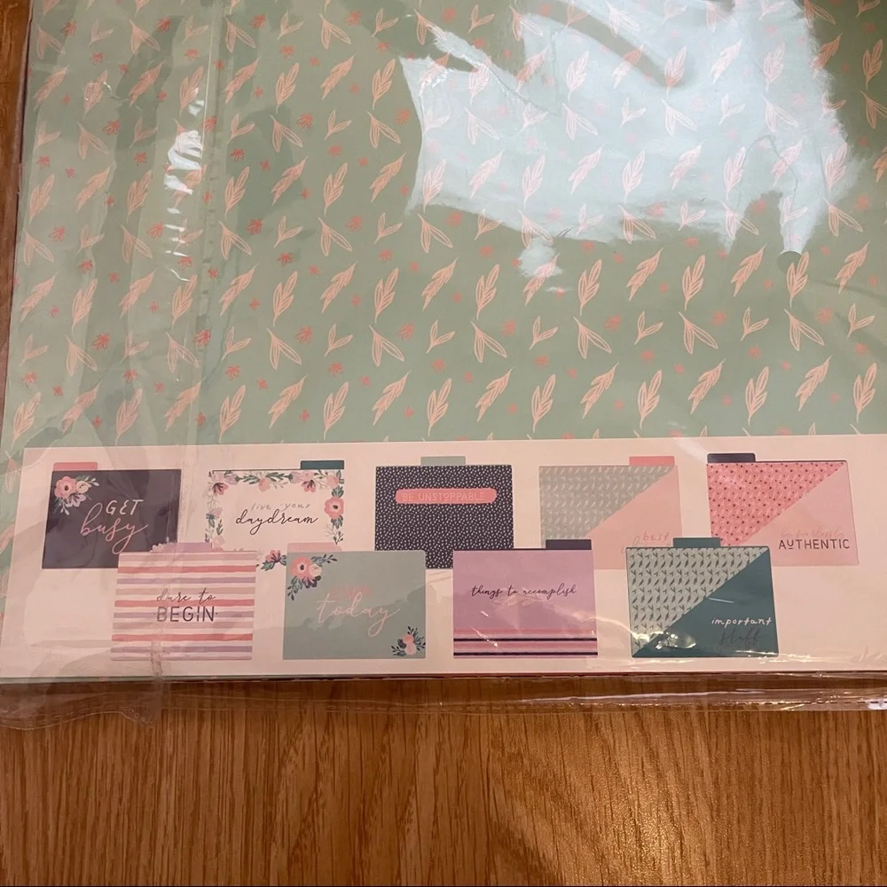 Decorative reversible Filing Folders (Set of 9)